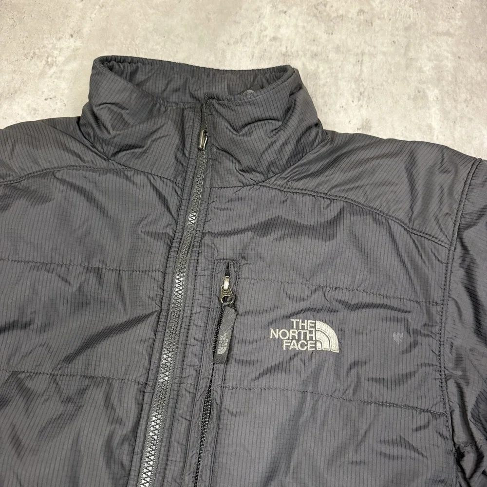 The North Face Redpoint Jacket Mens M Gray Primaloft Full Zip Summit Series Coat